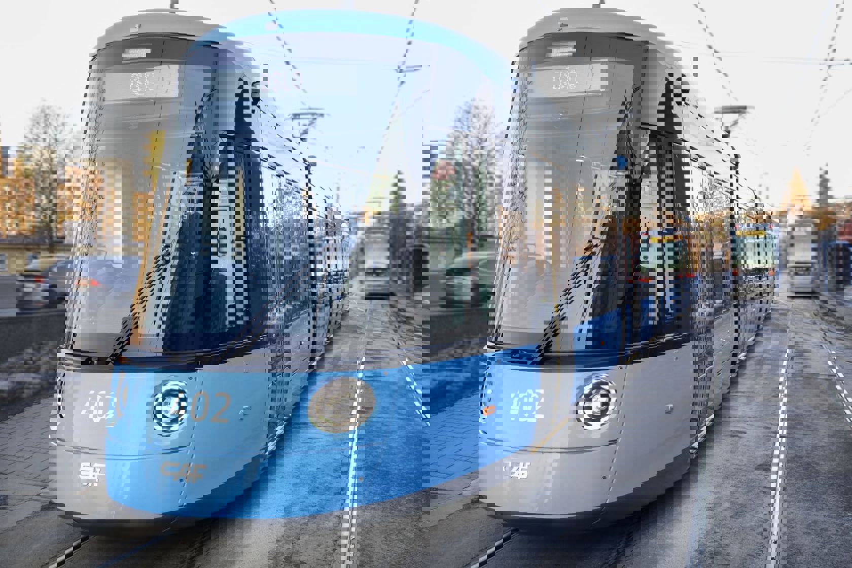 En av Oslos nye trikker. Foto: Sporveien