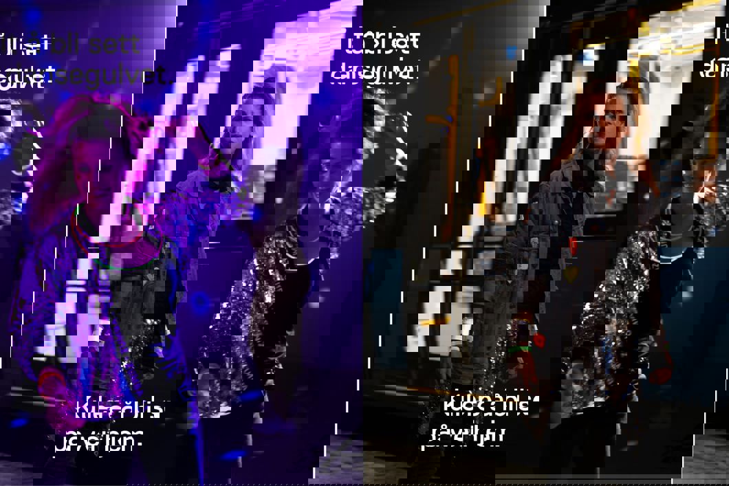 Illustrasjon fra kampanjen: Sporveien