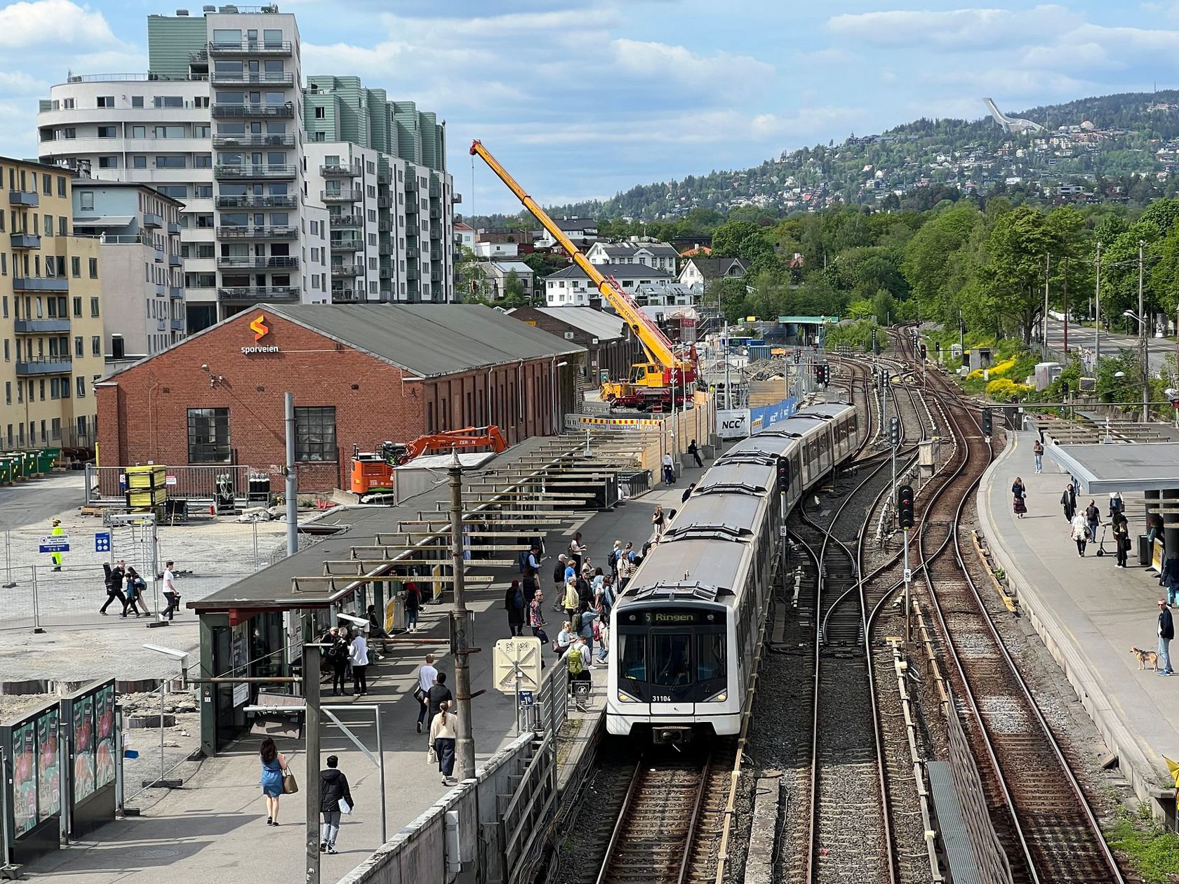 Én uke igjen til stengning: Det blir ingen av- og påstigning i nærmere tre måneder mens stasjonen oppgraderes.