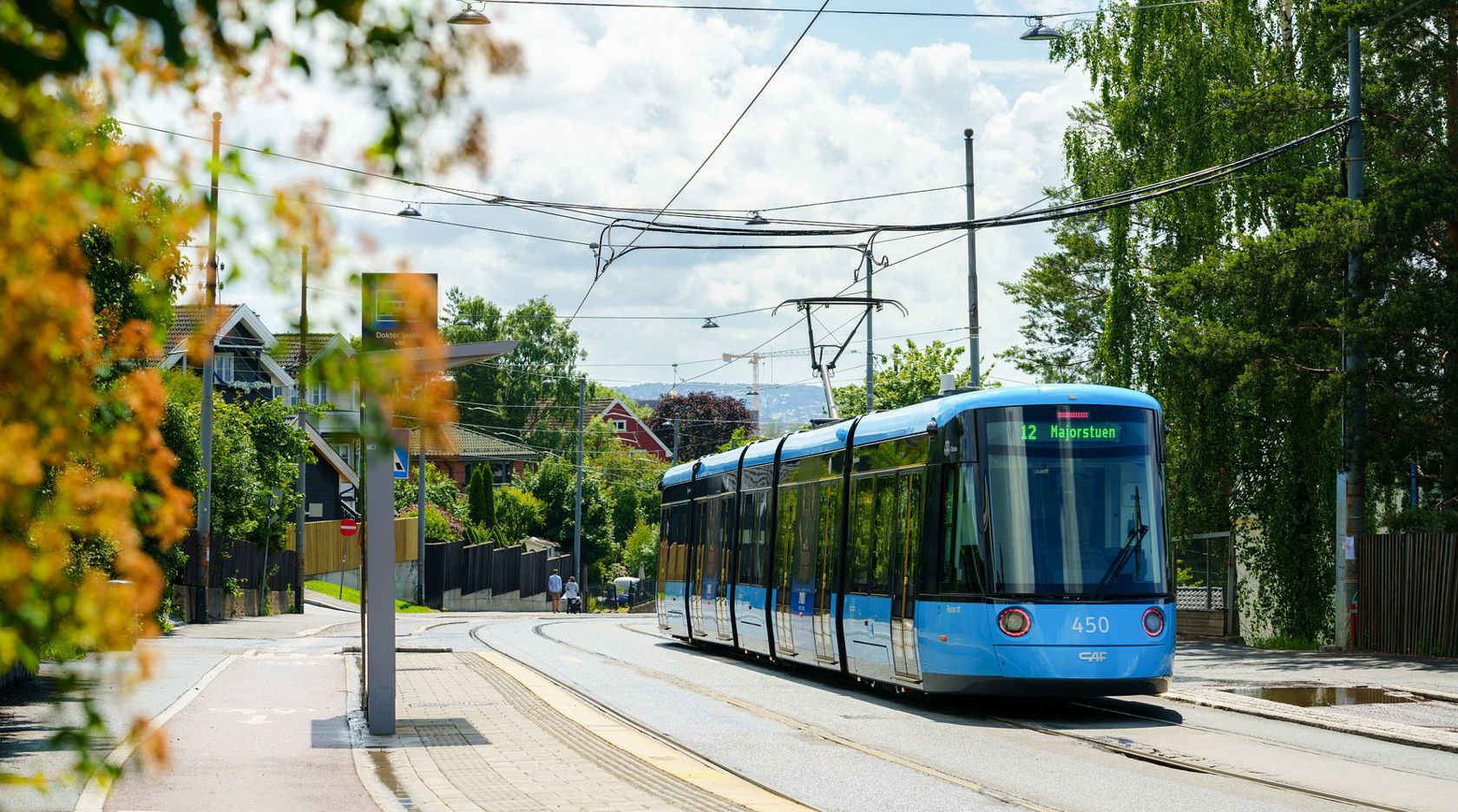 Arbeidet ved Doktor Smiths i retning Storo er nødvendig vedlikehold, frem til en større oppgradering kommer (foto: Sporveien).